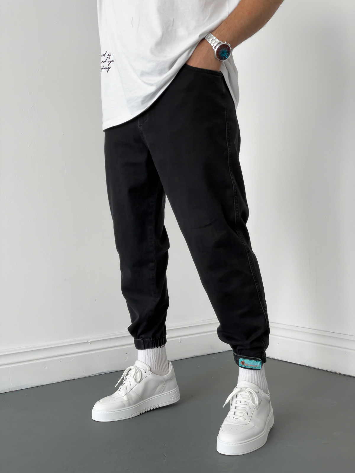 STD İnce Siyah Boyfriend D-6287/6383