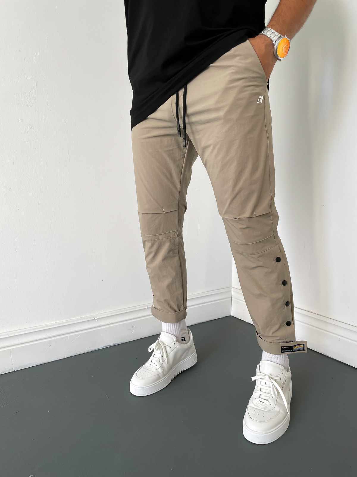 STD Düğmeli Taş Jogger D-6156