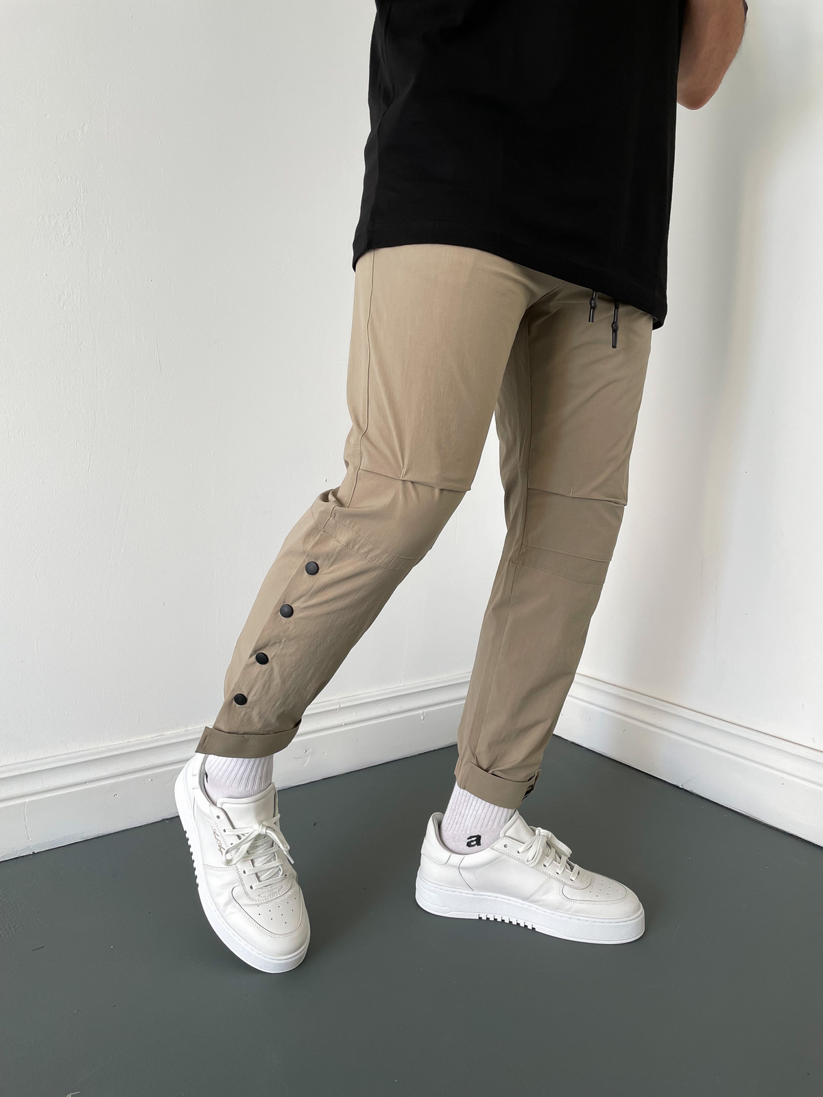 STD Düğmeli Taş Jogger D-6156