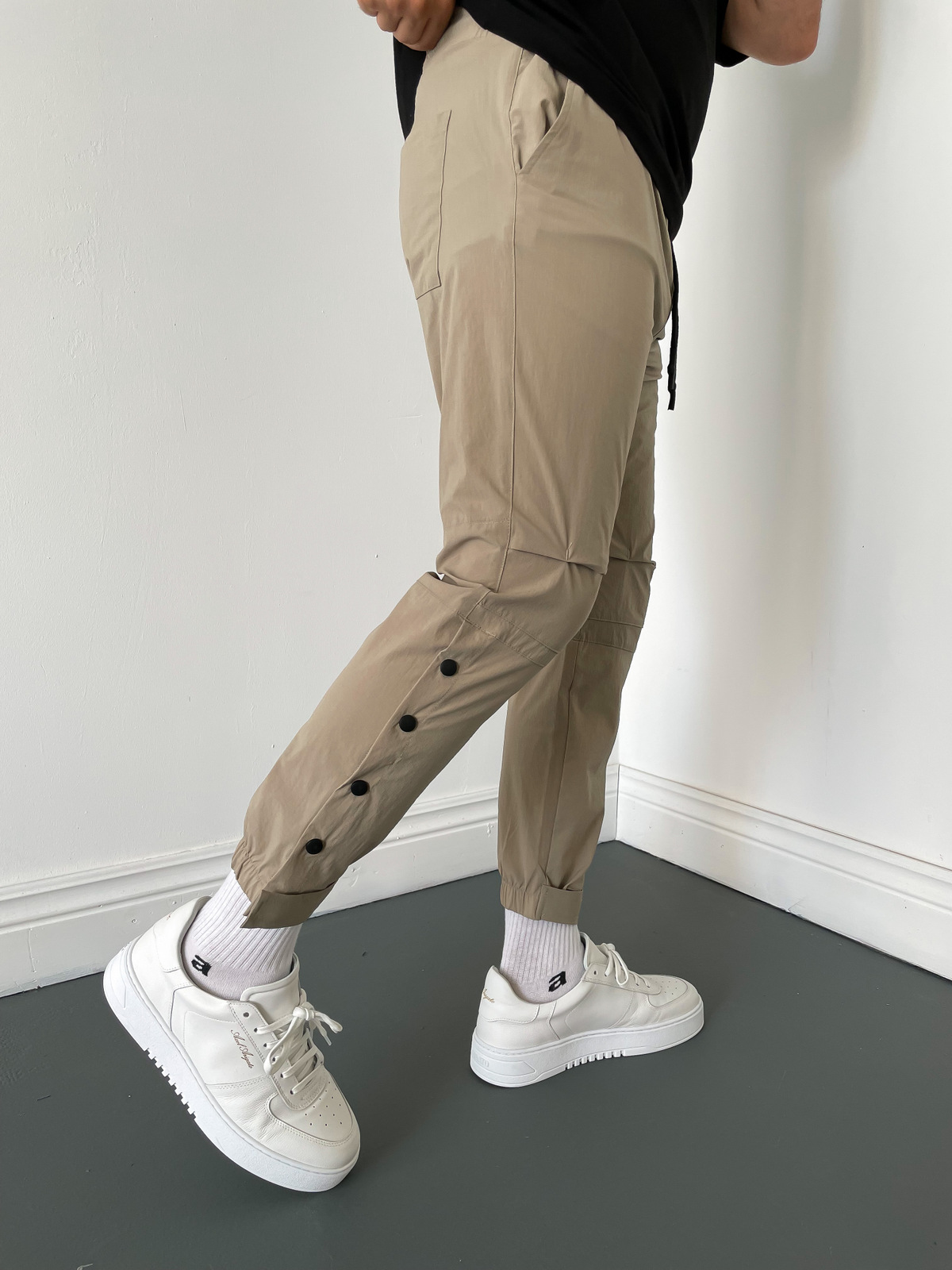 STD Düğmeli Taş Jogger D-6156