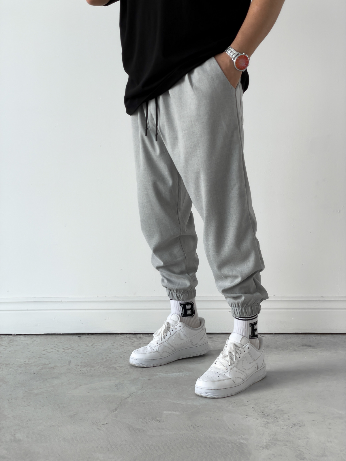 STD Cotton Gri Jogger D-5735/5694