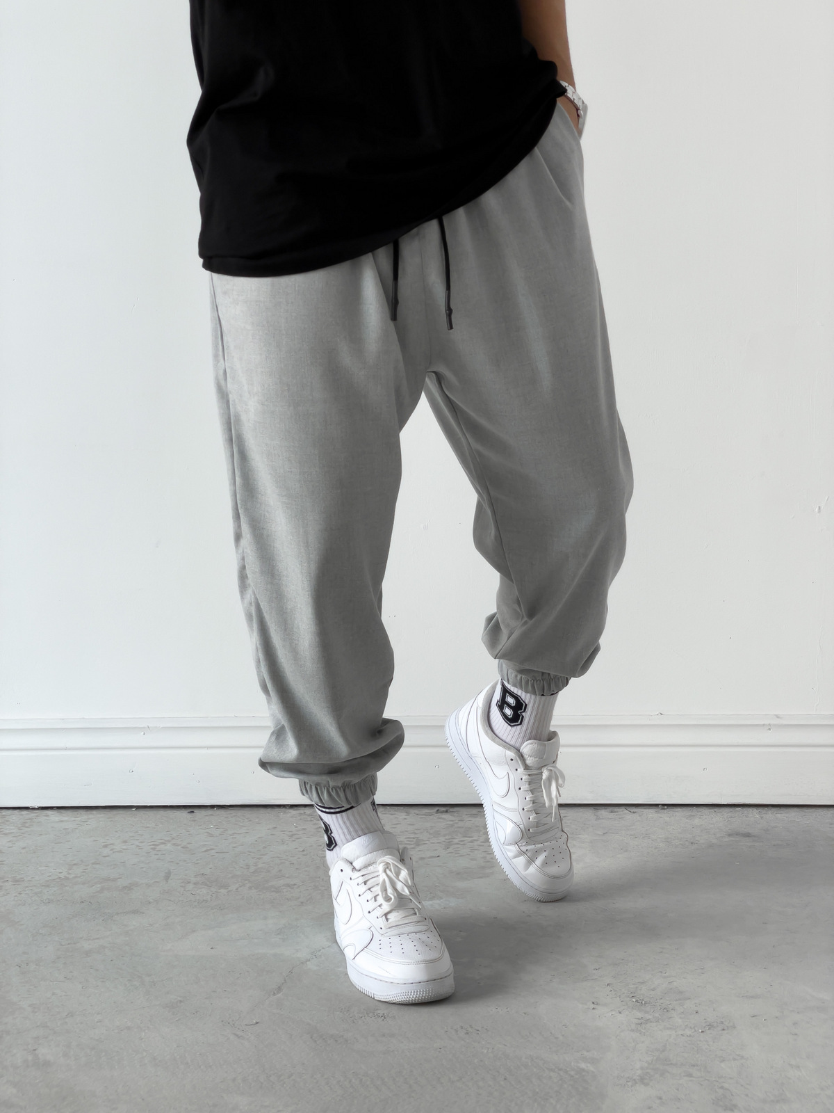 STD Cotton Gri Jogger D-5735/5694