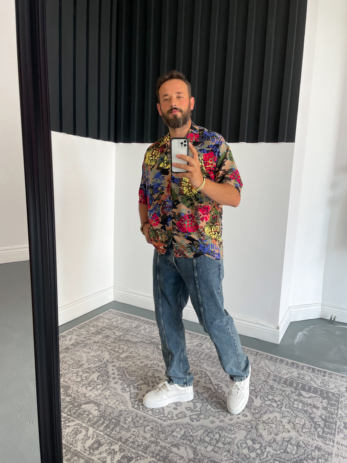 STD Shoes Print Gömlek B-2010