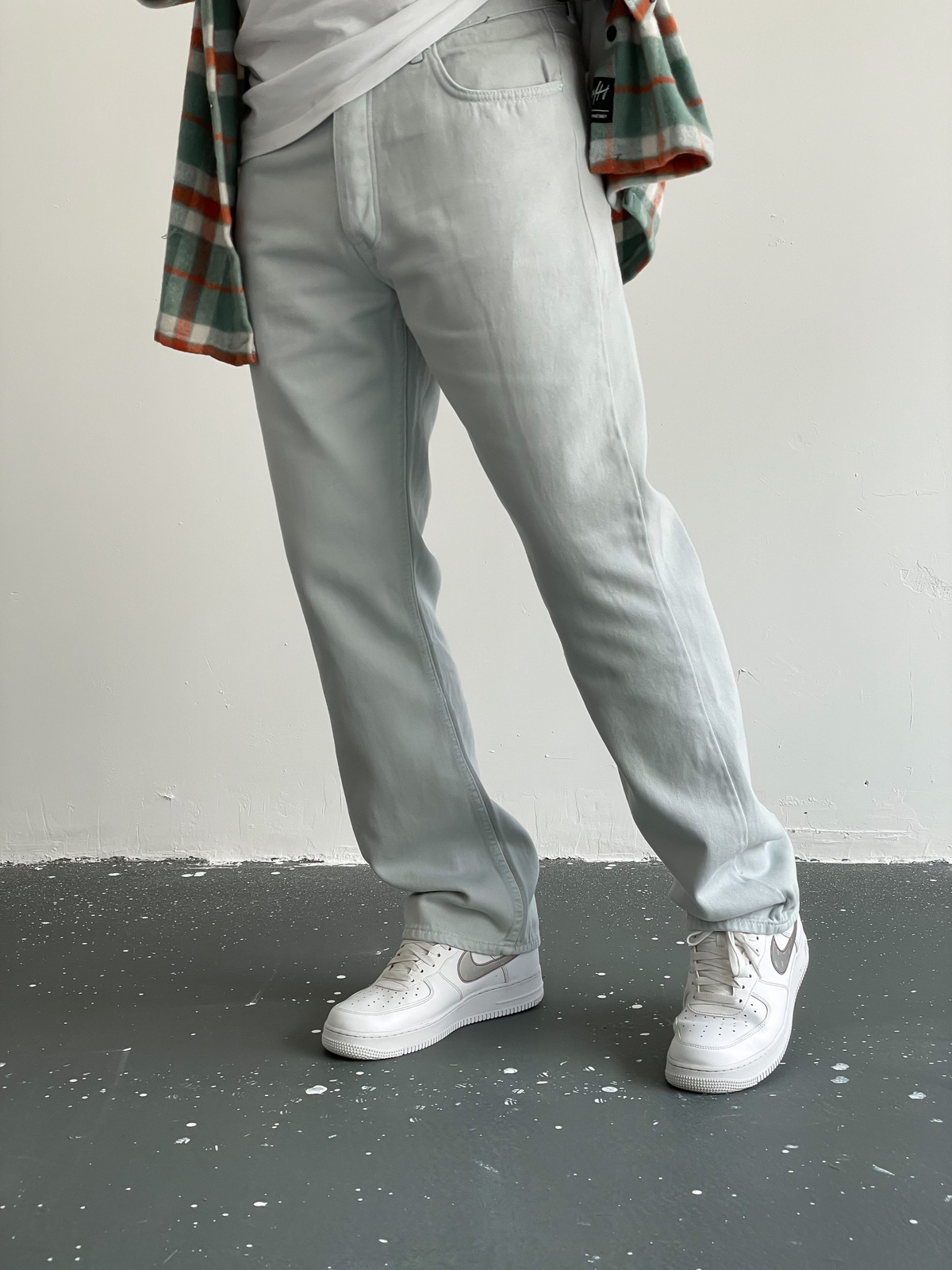 STD Açık Mavi Boru Paça Pantolon D-6350
