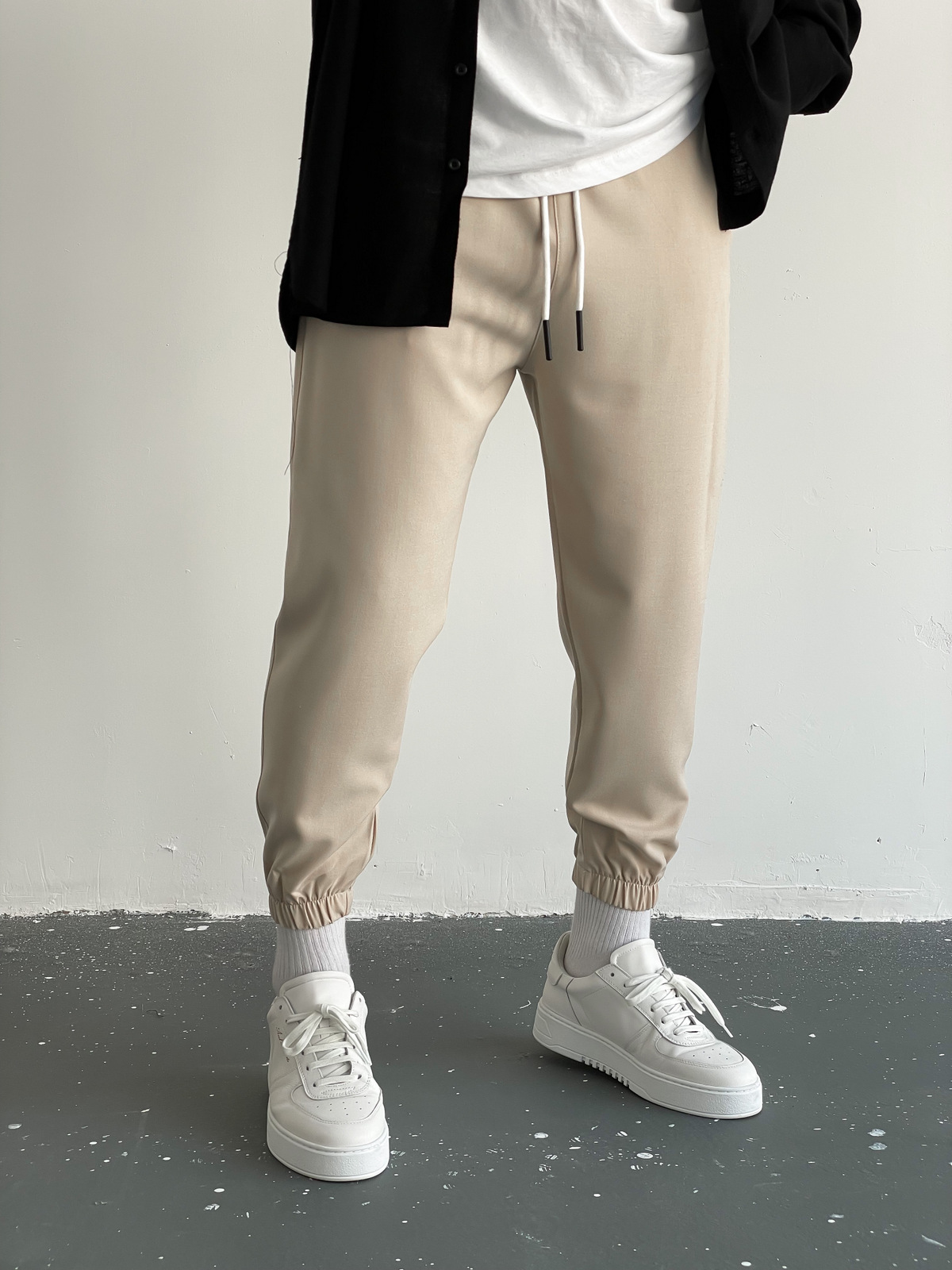STD Cotton Bej Jogger BY