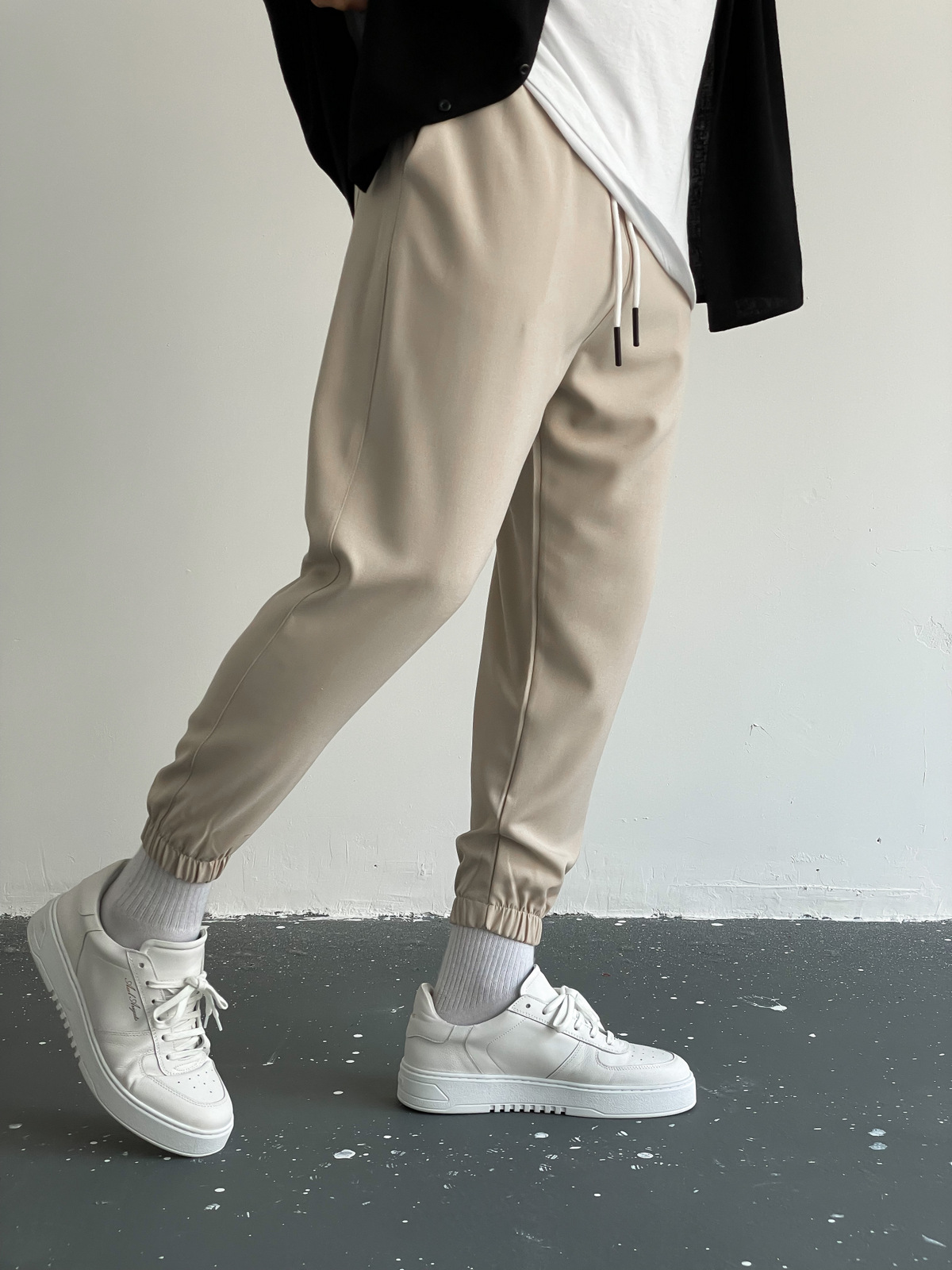 STD Cotton Bej Jogger BY