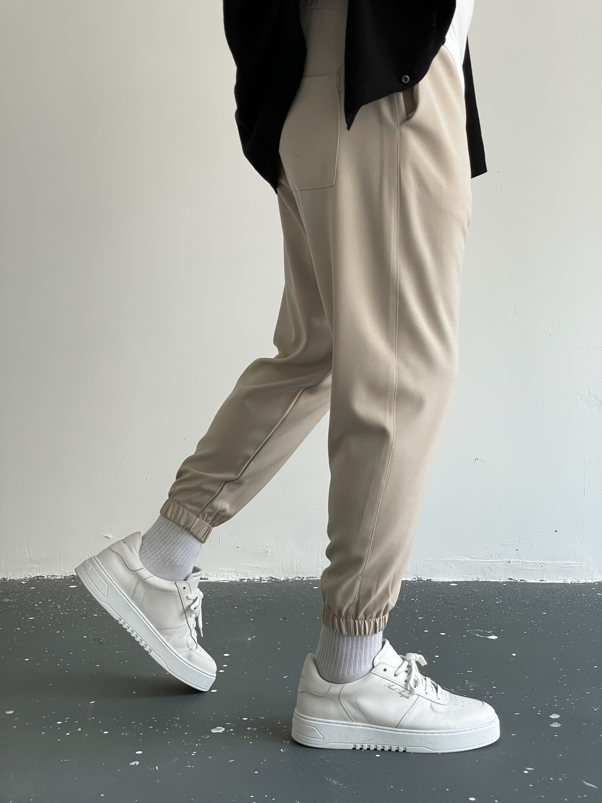 STD Cotton Bej Jogger BY