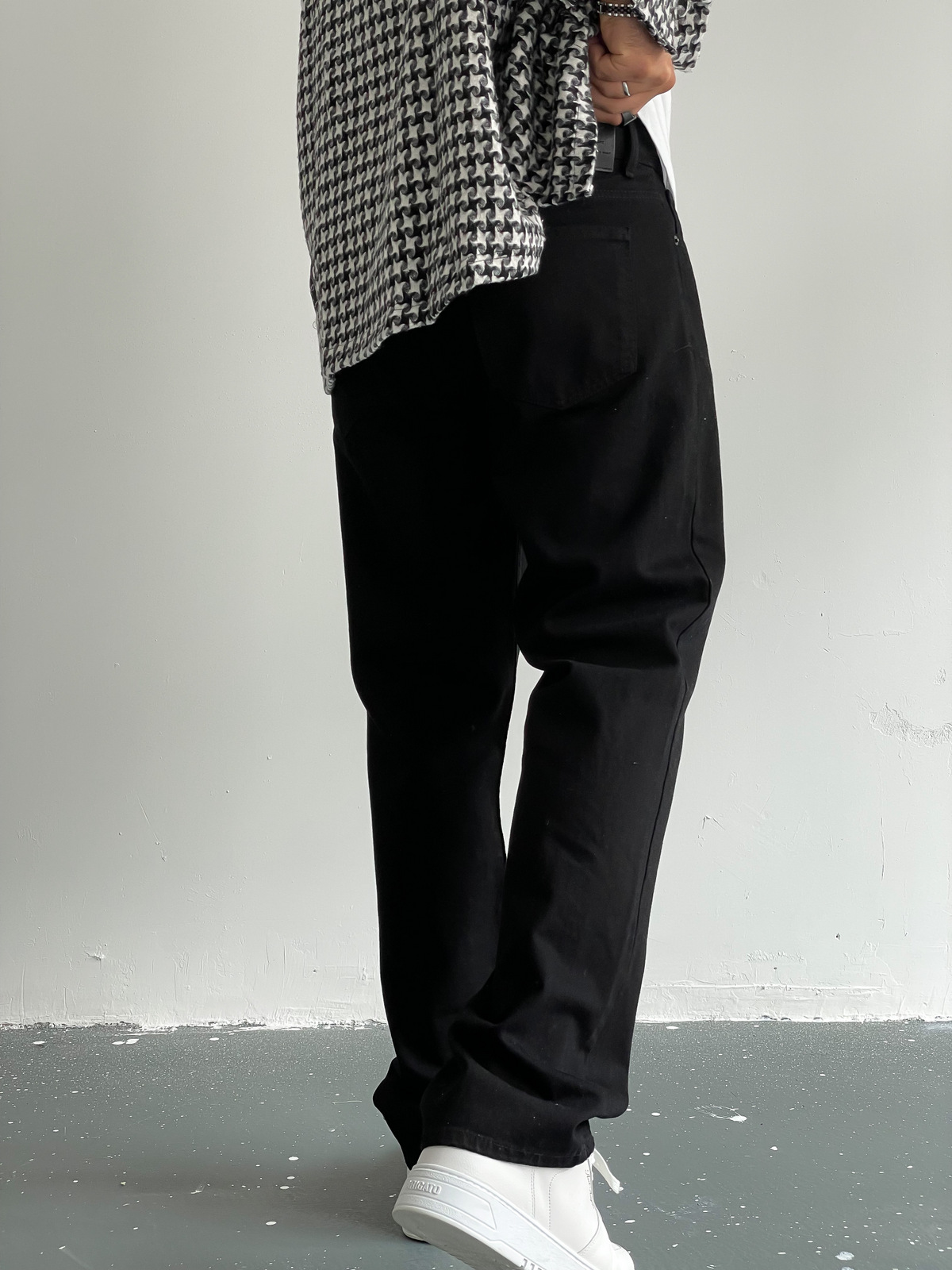 Siyah Uzun Paça Pantolon D-6485