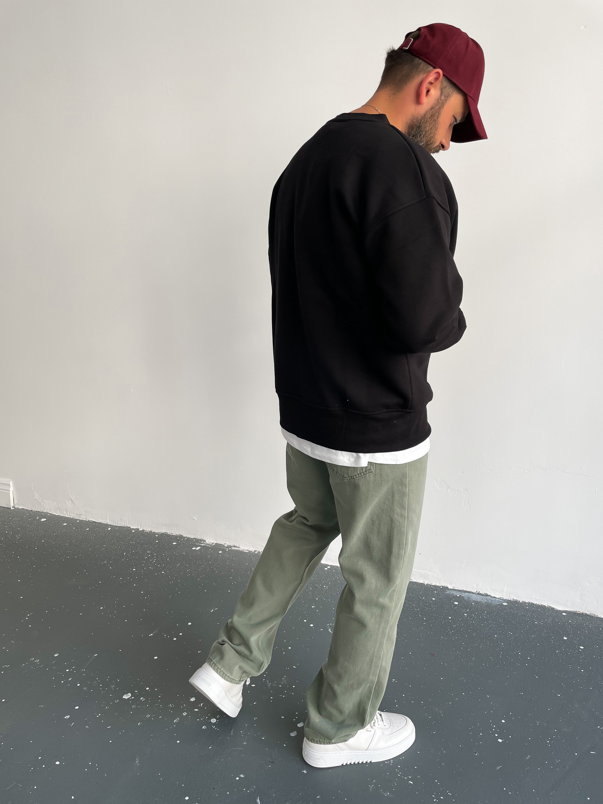 Siyah Panama Sweat C-348