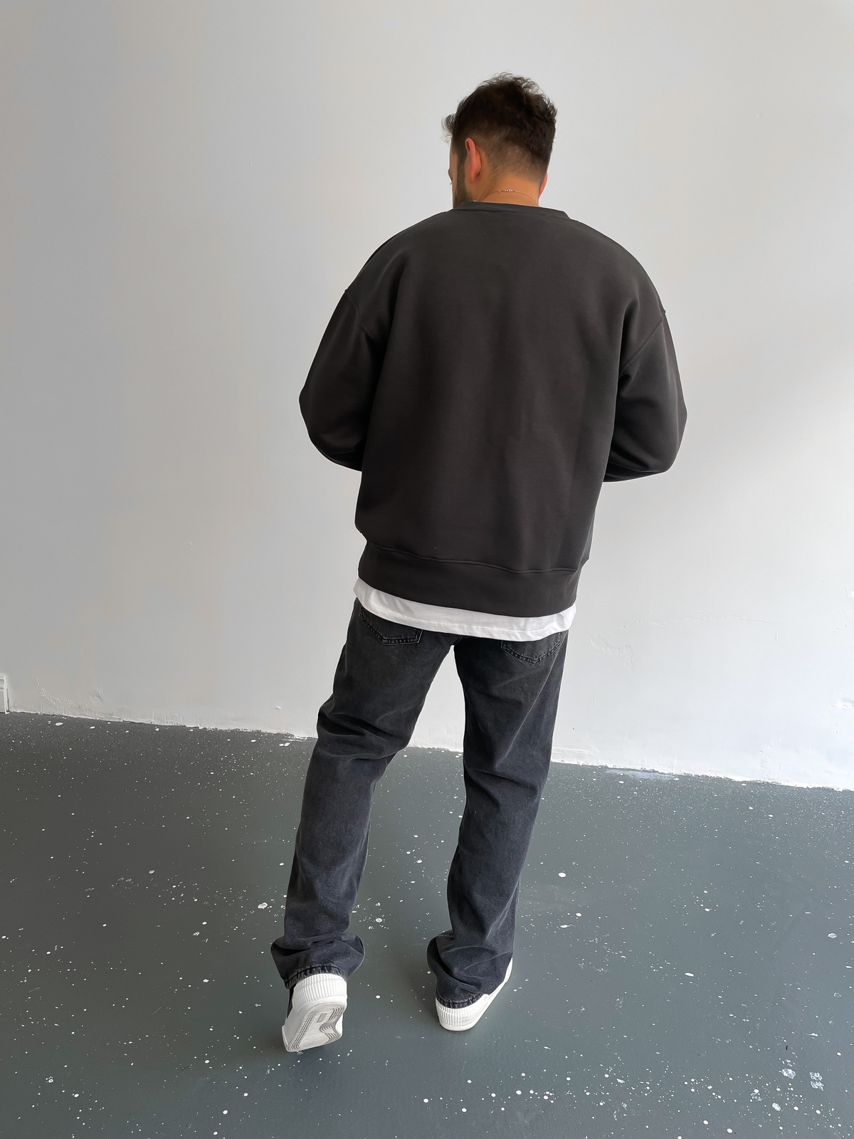 Antrasit Panama Sweat C-348