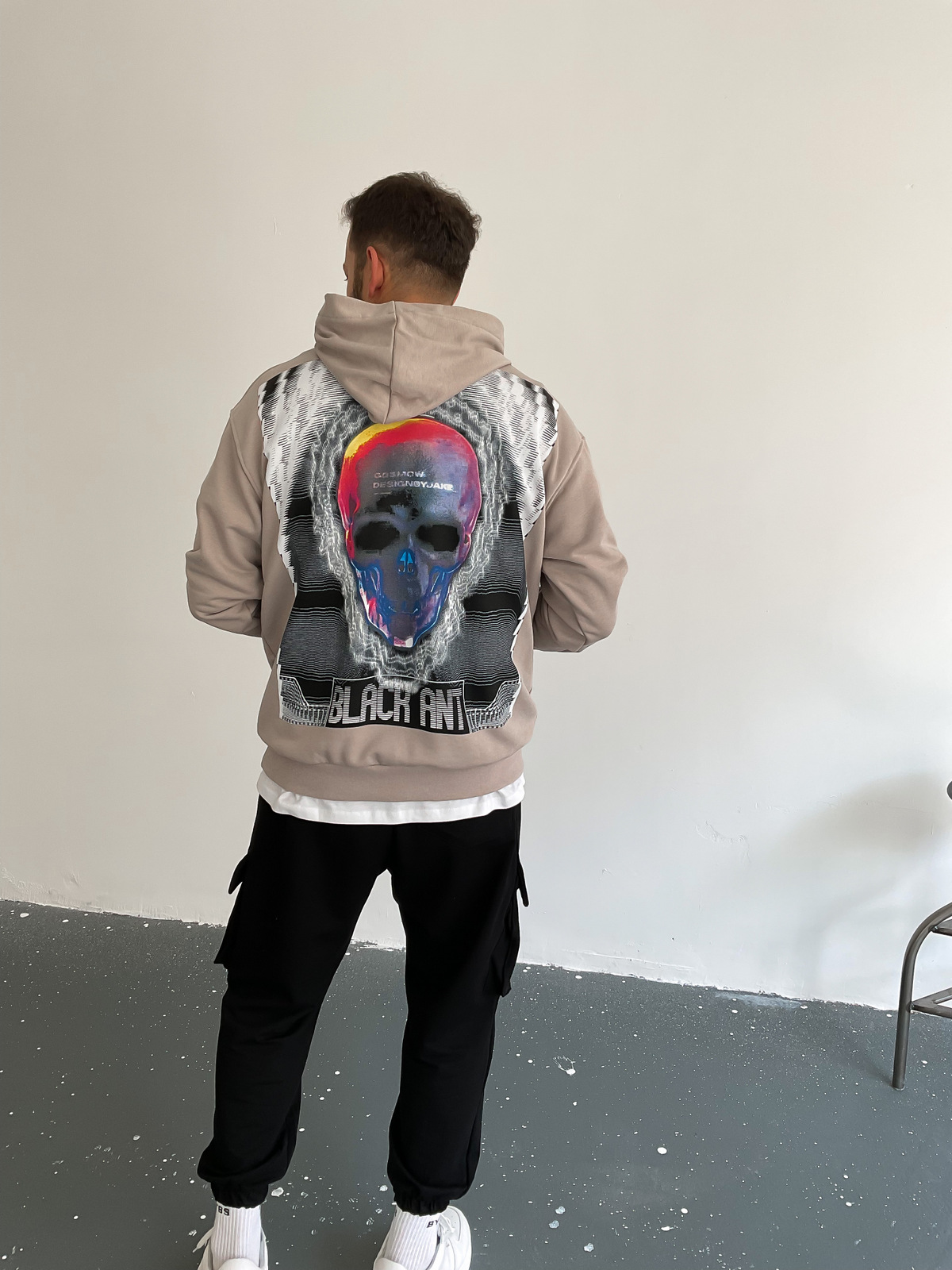 Gri Cosmow Kapüşonlu Sweat BLA-003