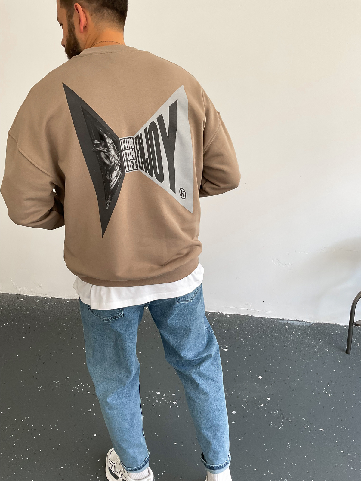 Açık Kahve Enjoy Sweat BLA-004
