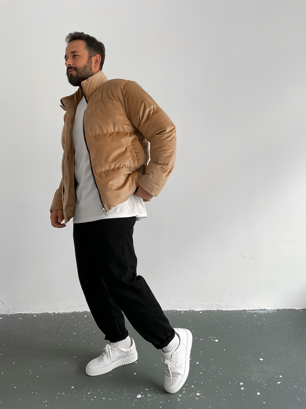 Açık Kahve Kadife Mont RC-2154