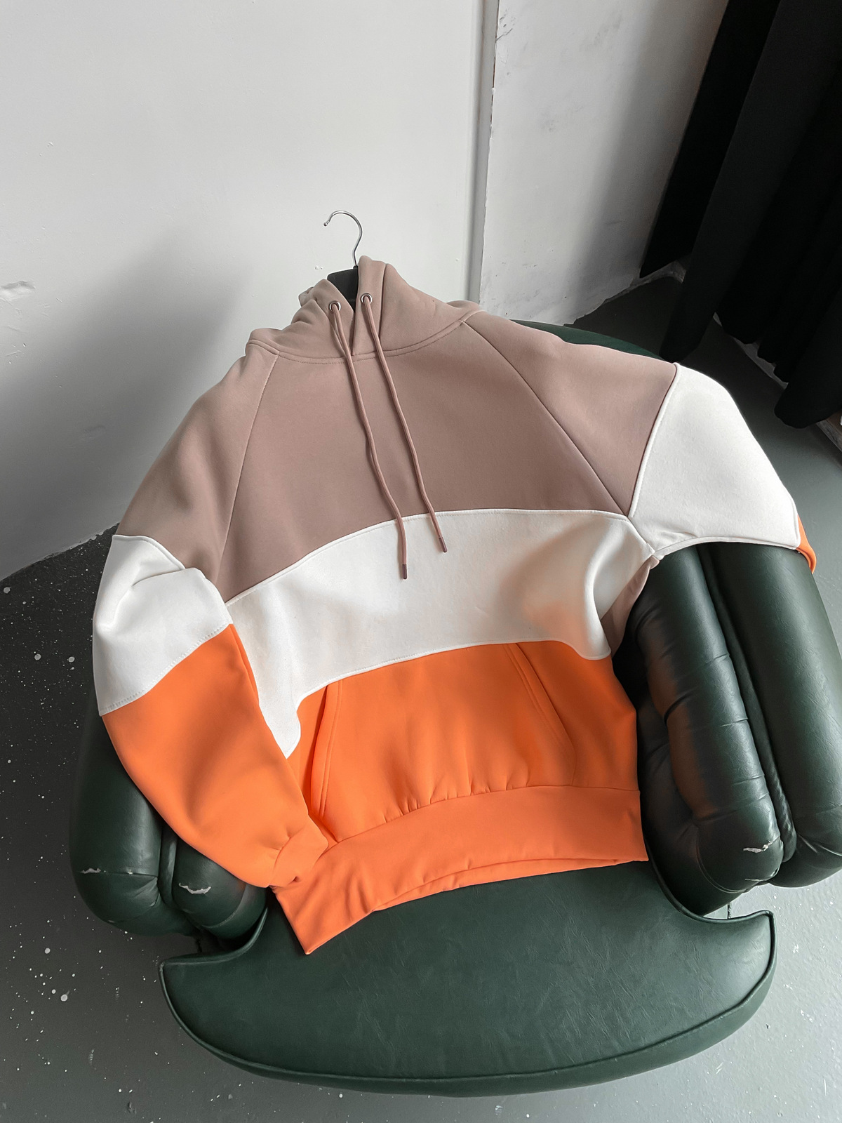 Turuncu 3 Parça Kapüşonlu Sweat C-416