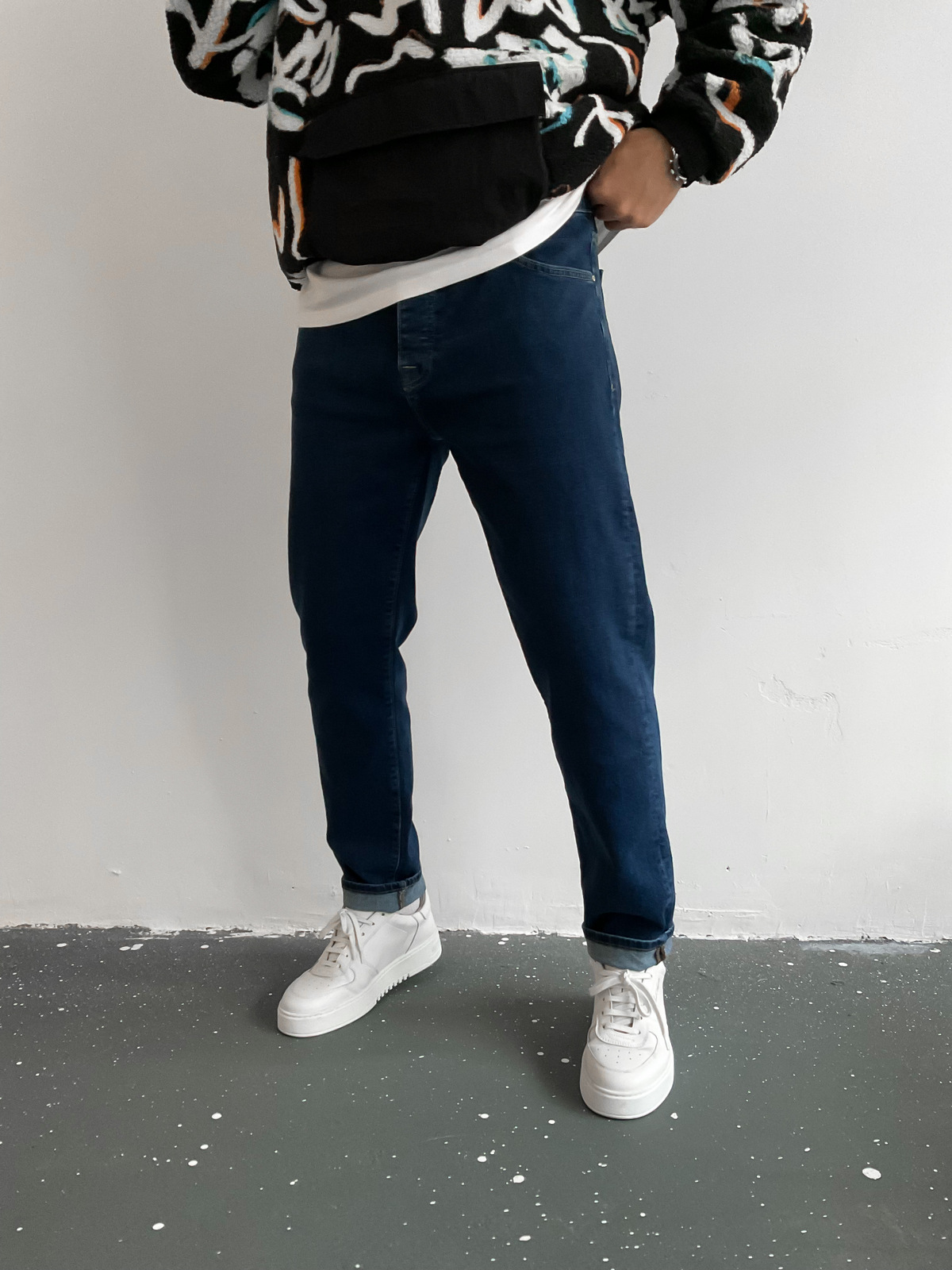 Koyu Mavi Regular Fit Jean GJ-15014
