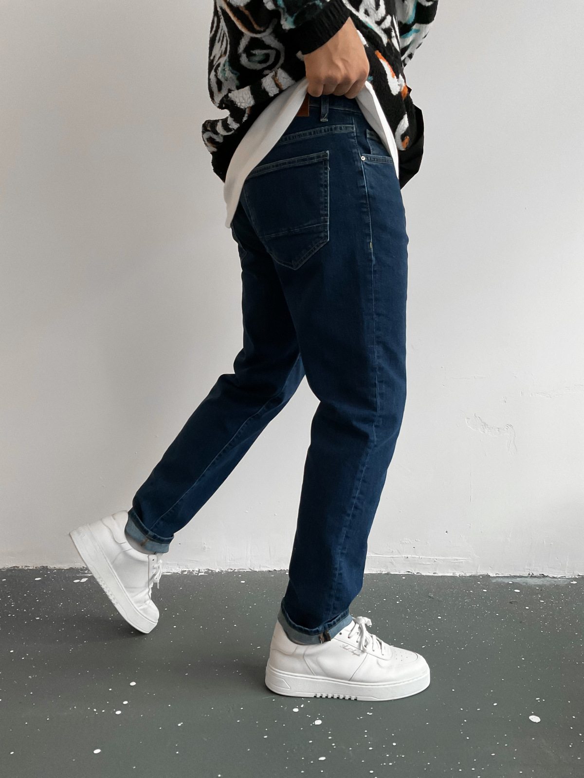Koyu Mavi Regular Fit Jean GJ-15014