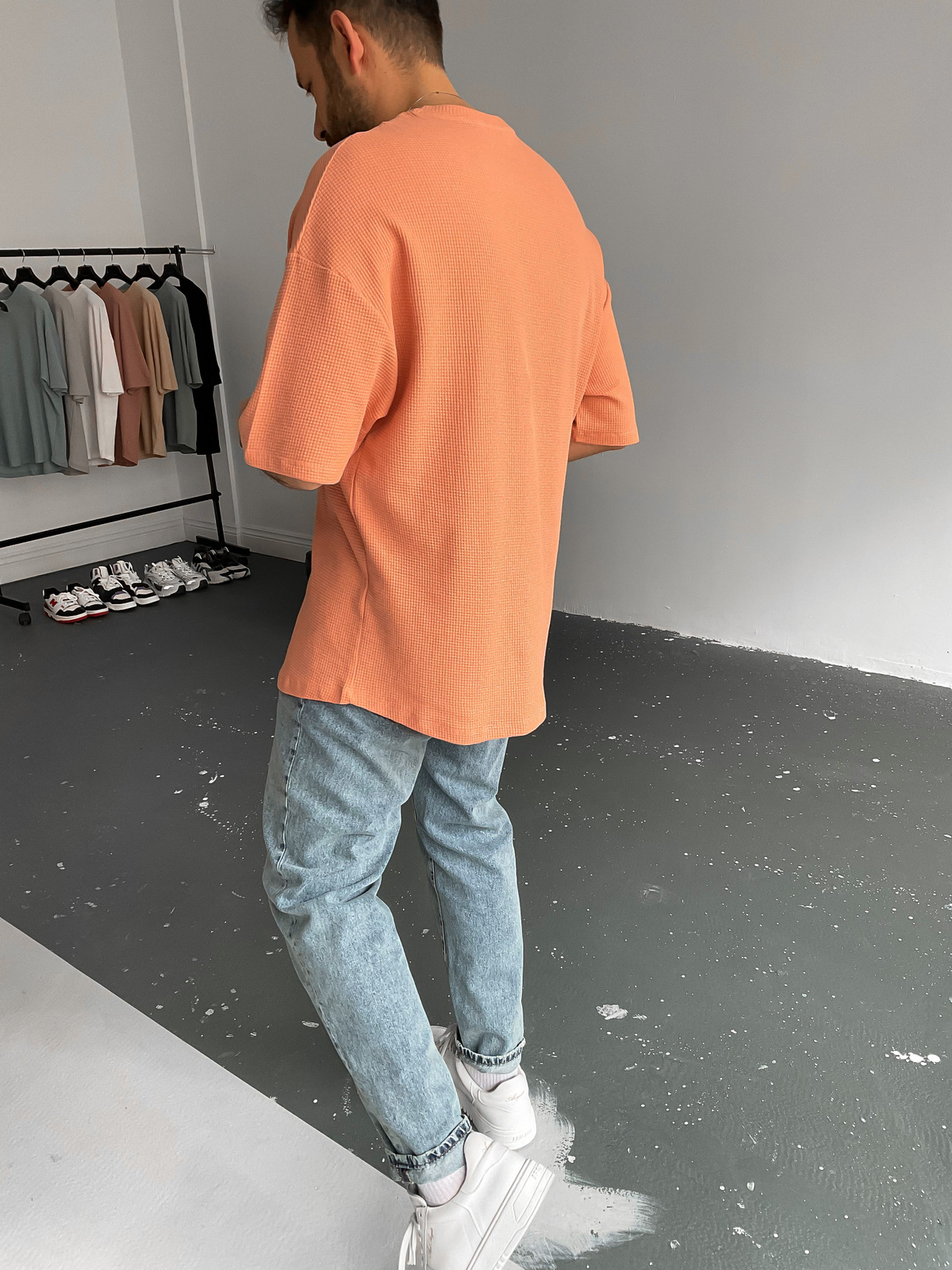 Somon Waffle Kumaş Basic T-Shirt BY-1201