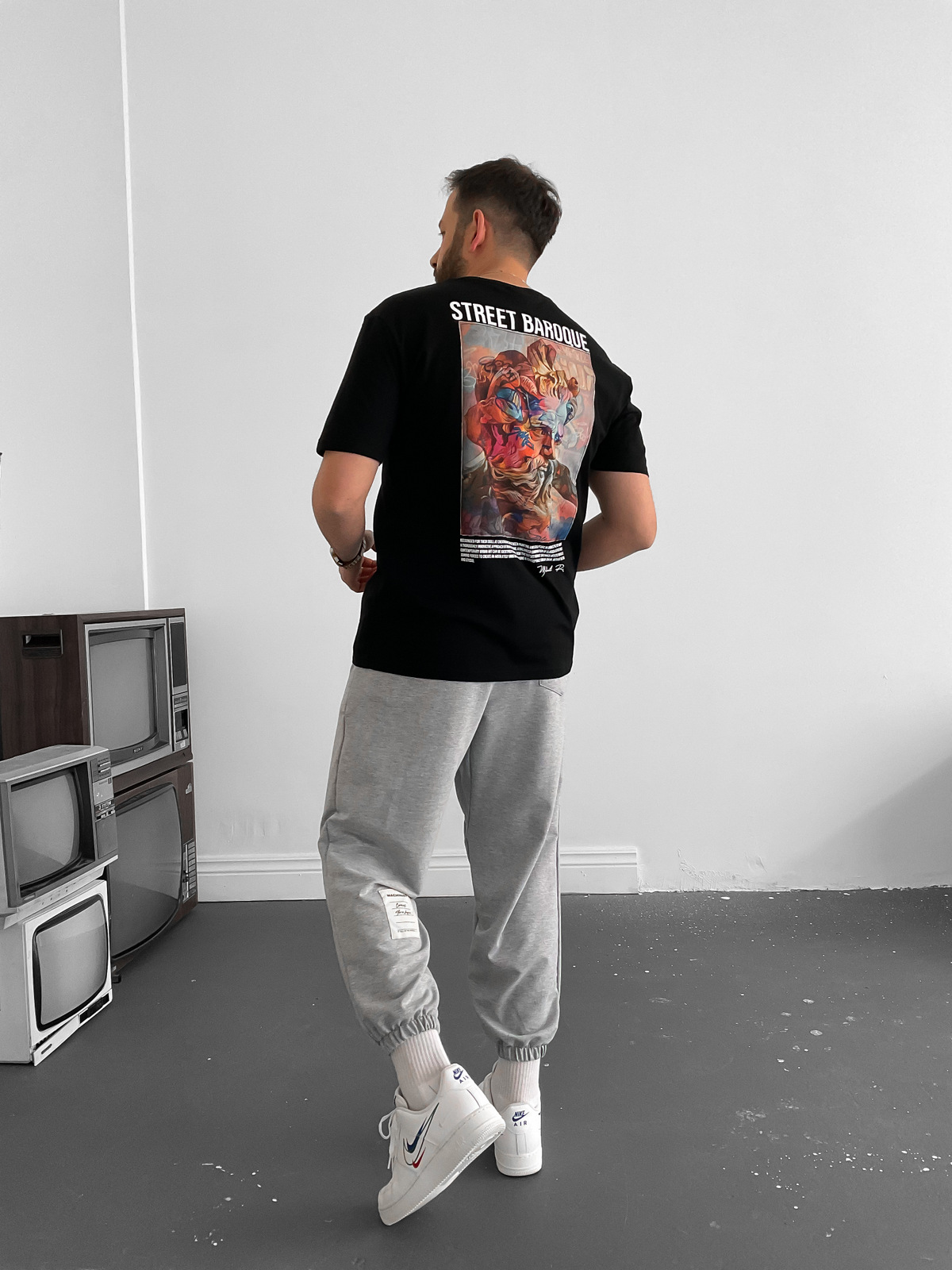 Siyah Street T-Shirt M-1521