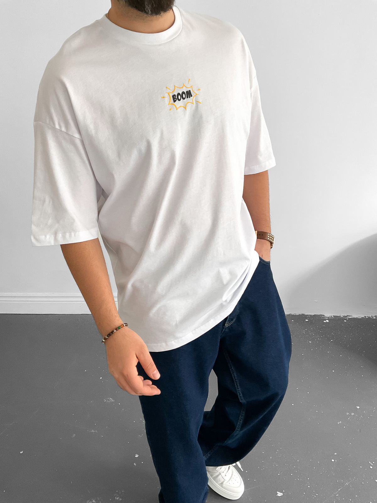 Beyaz Boom T-Shirt B-1067