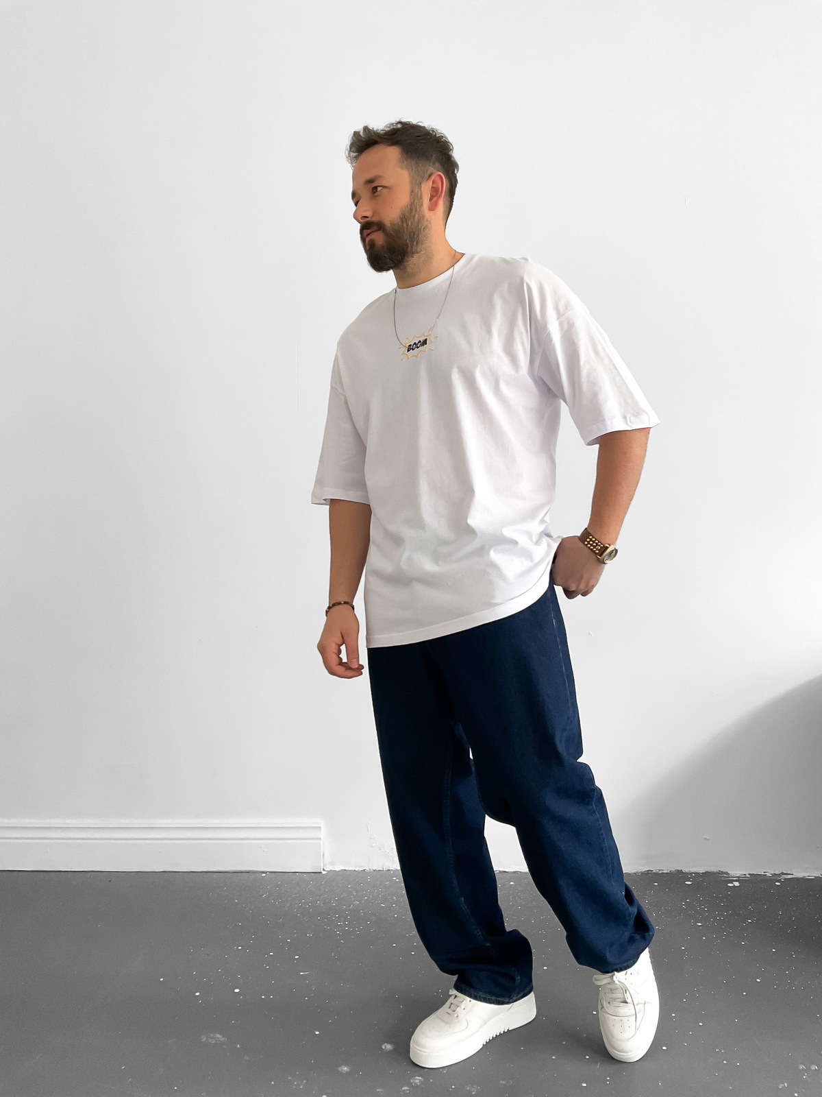 Beyaz Boom T-Shirt B-1067