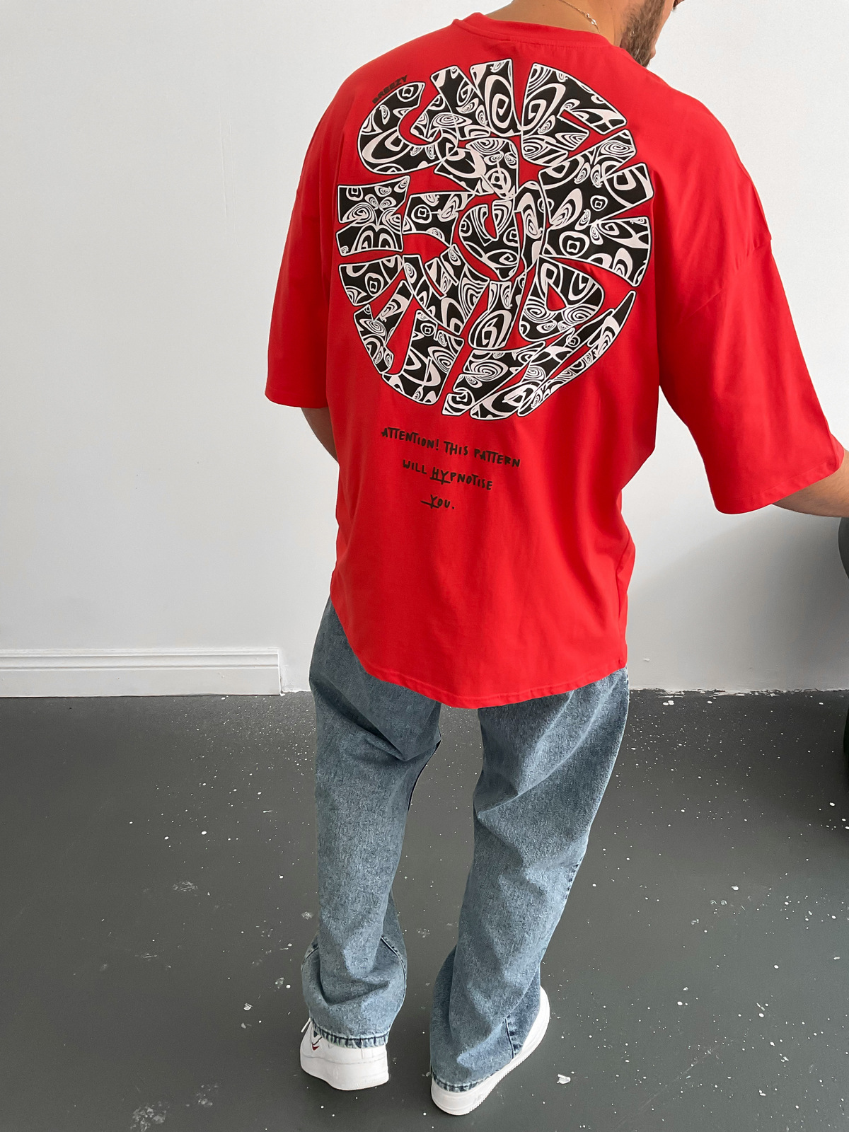 Kırmızı Hypnotise T-Shirt B-1008