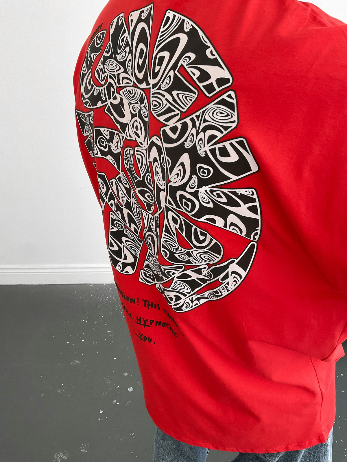 Kırmızı Hypnotise T-Shirt B-1008
