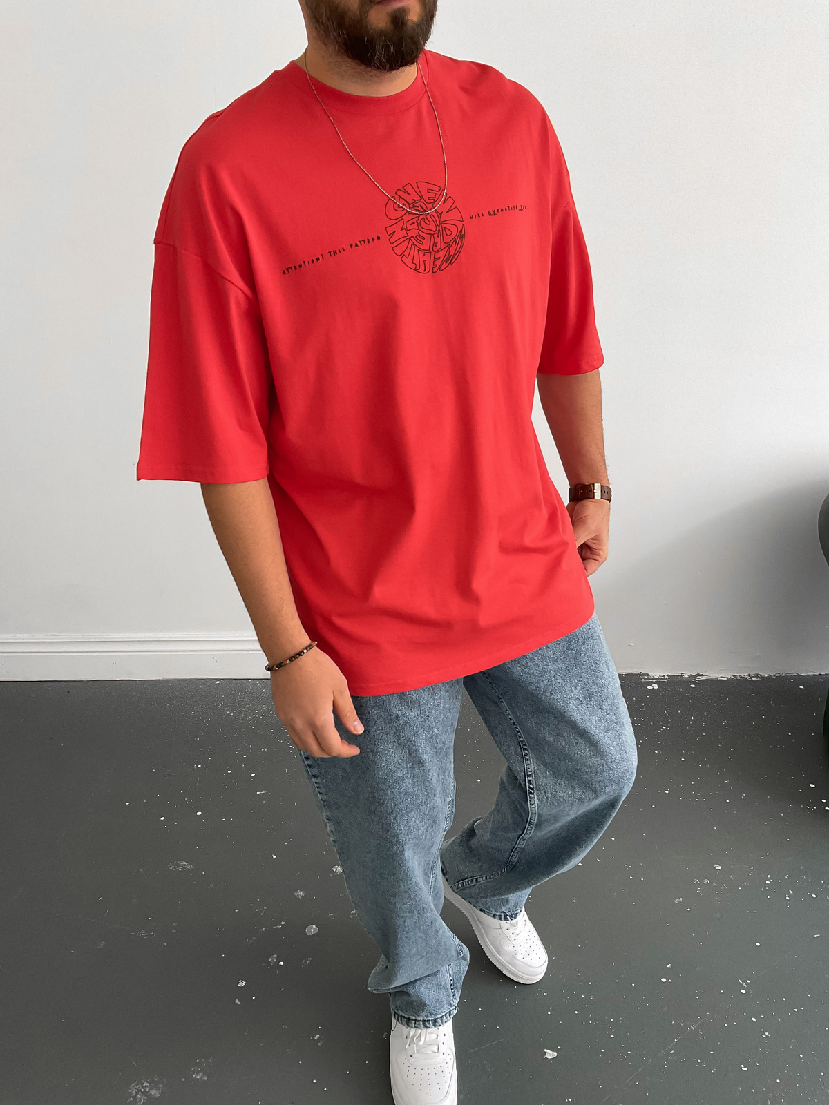 Kırmızı Hypnotise T-Shirt B-1008