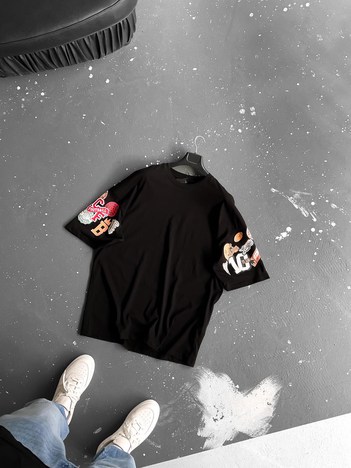Siyah Armalı T-Shirt B-1104