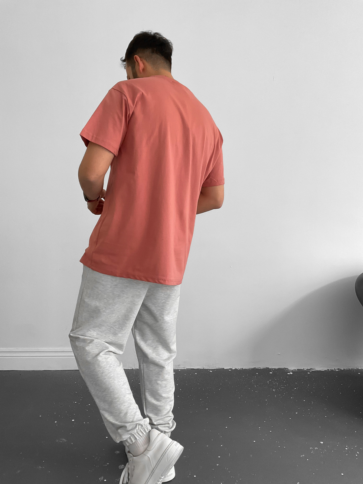 Kiremit Önü Cepli Basic T-Shirt C-683