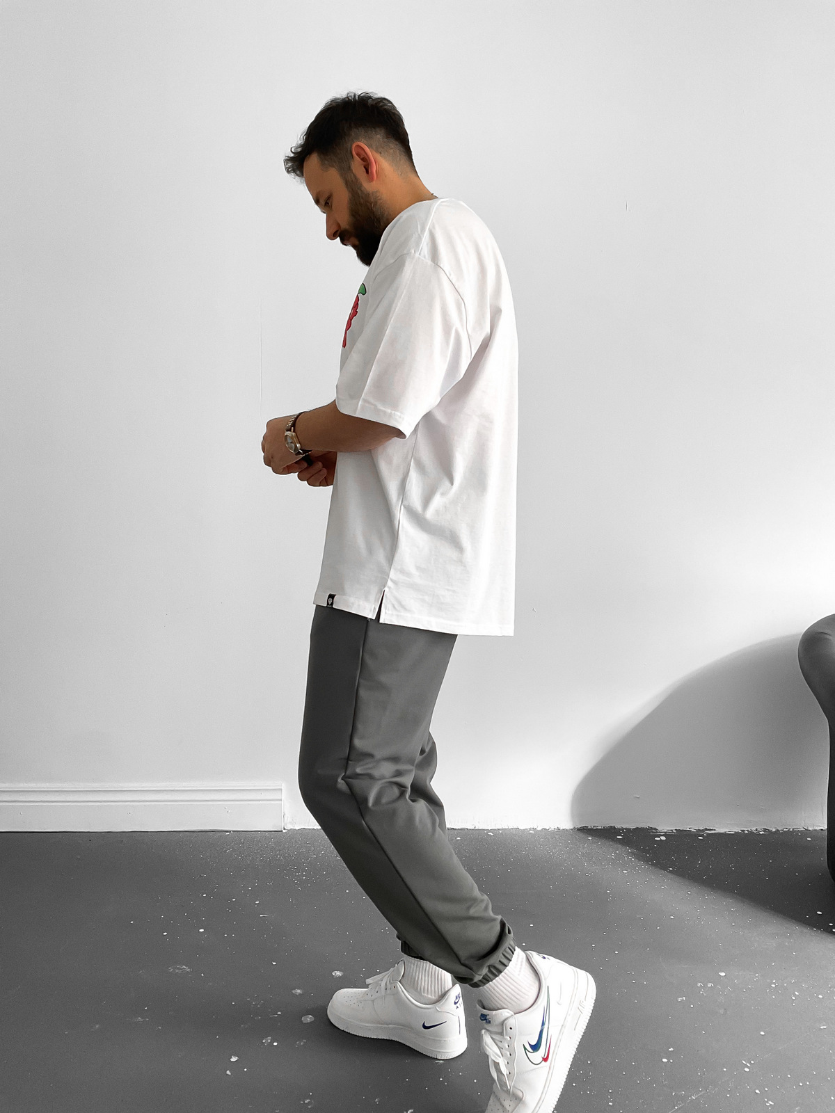 Beyaz Empty T-Shirt C-688