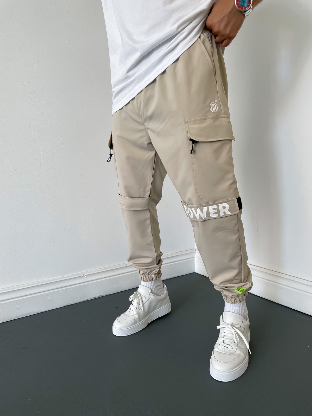 Bej Baskılı Power Jogger D-6440
