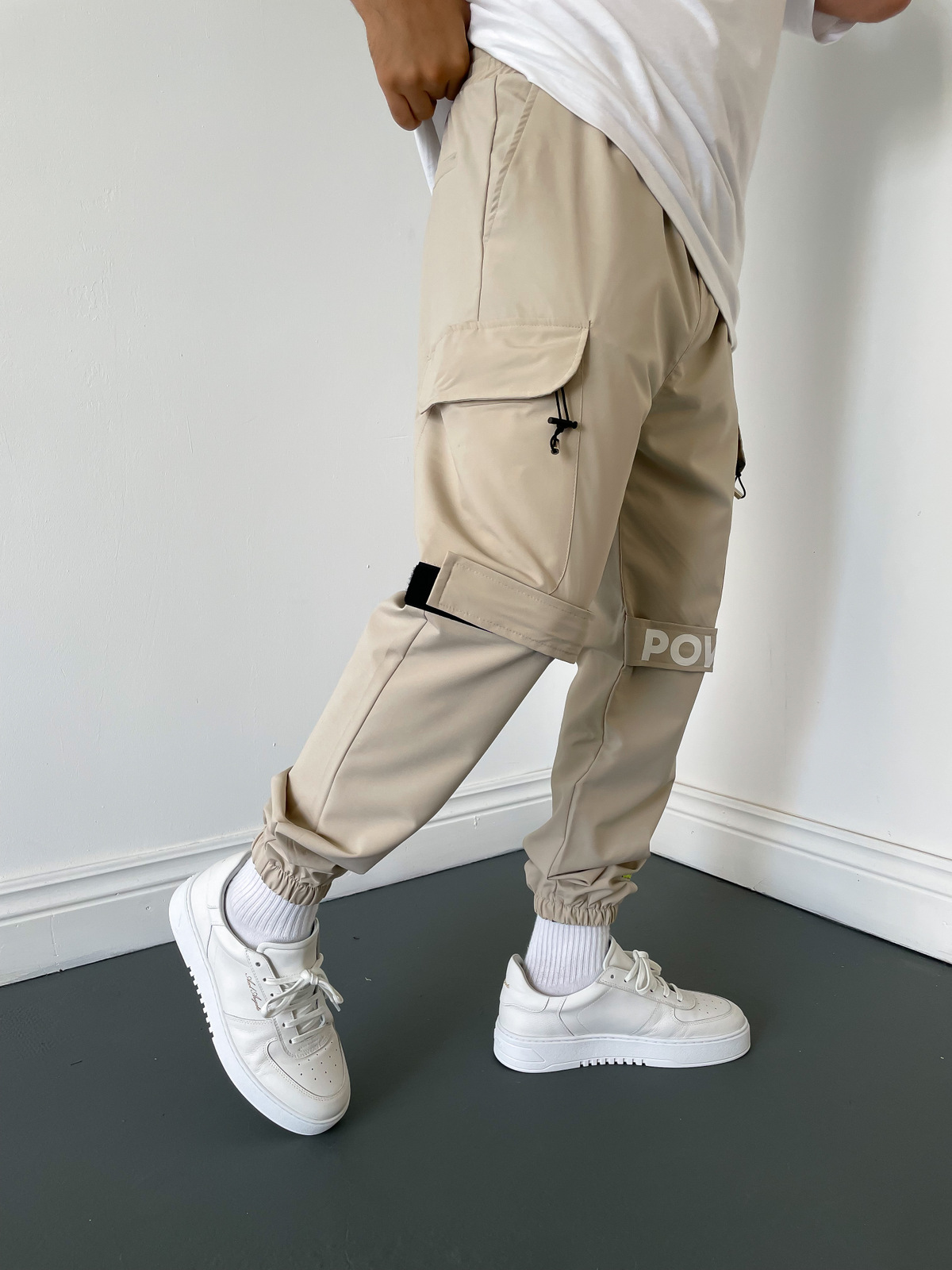 Bej Baskılı Power Jogger D-6440