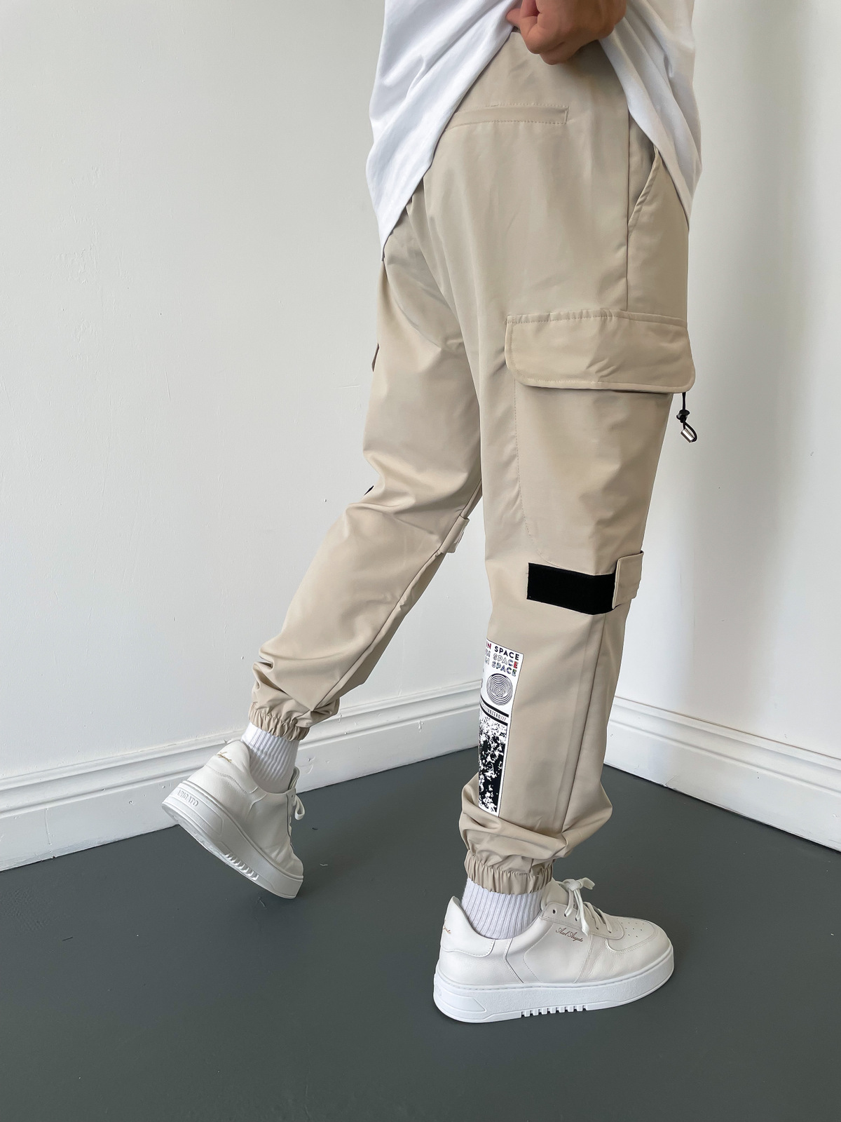 Bej Baskılı Power Jogger D-6440