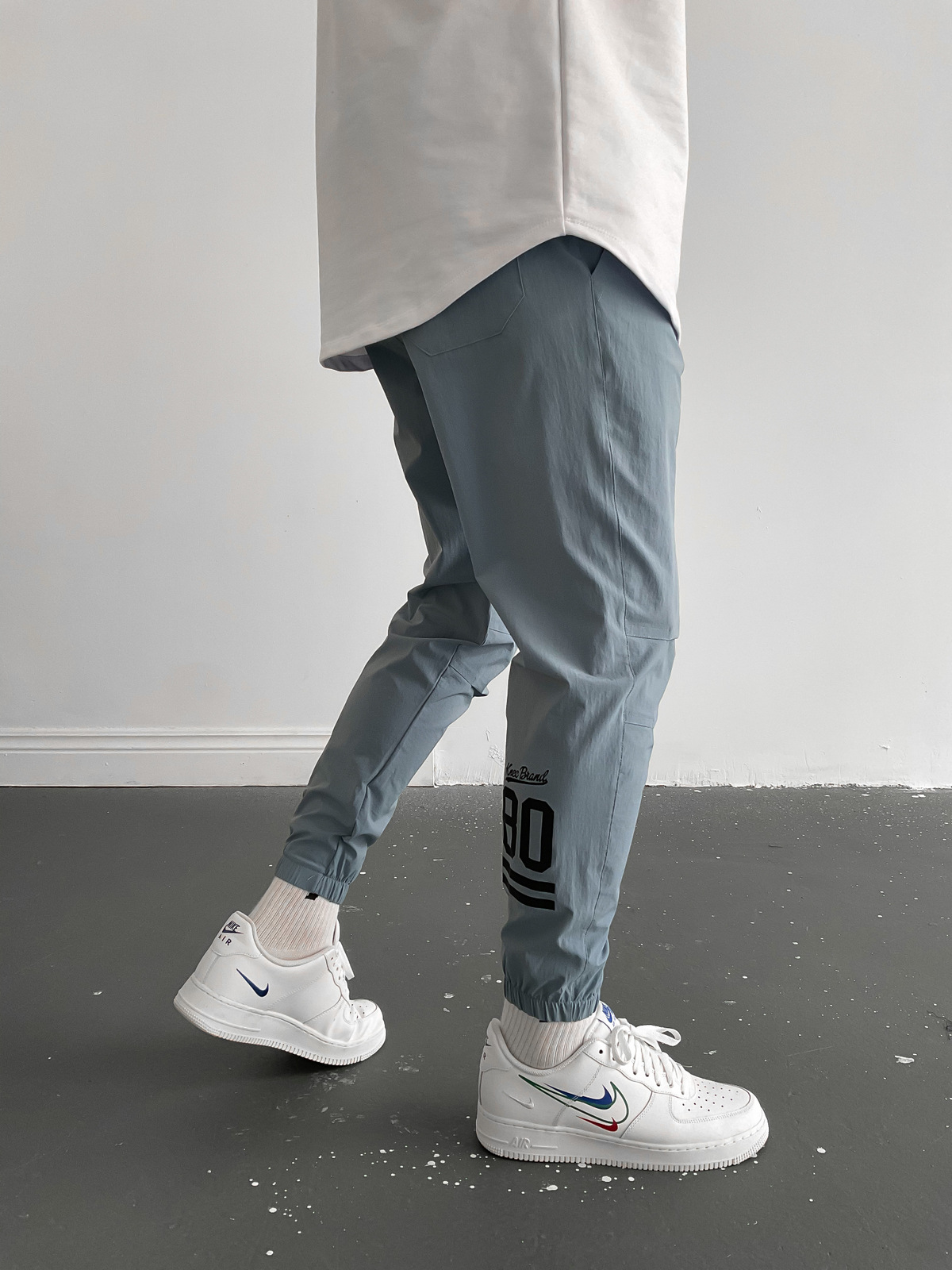 Mavi 80 Baskılı Jogger K-819