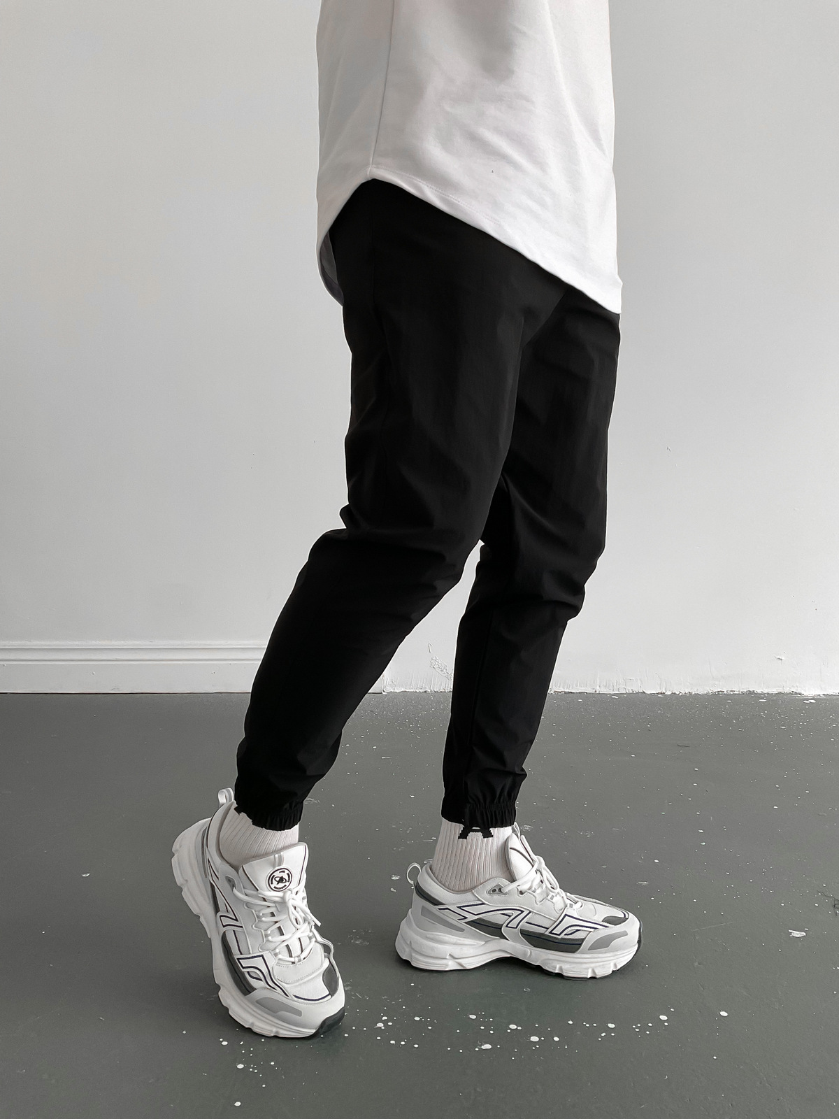 Siyah İnce Jogger K-9250