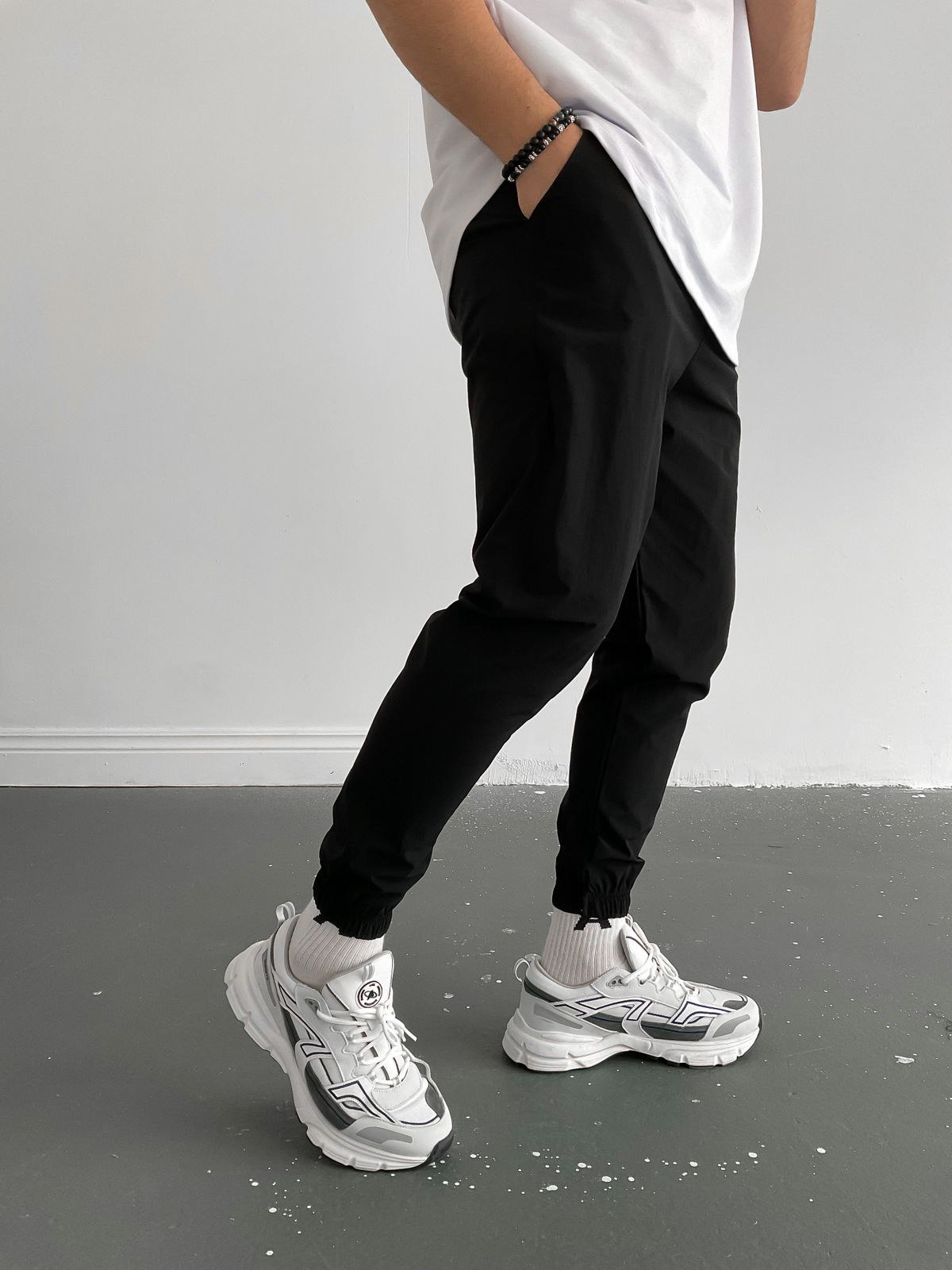 Siyah İnce Jogger K-9250