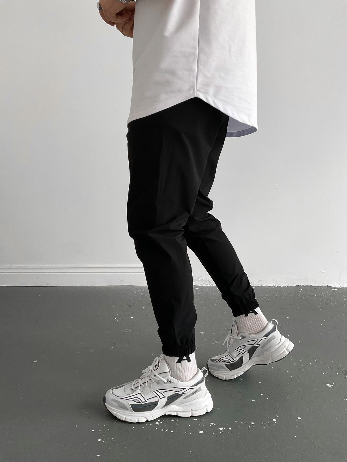 Siyah İnce Jogger K-9250