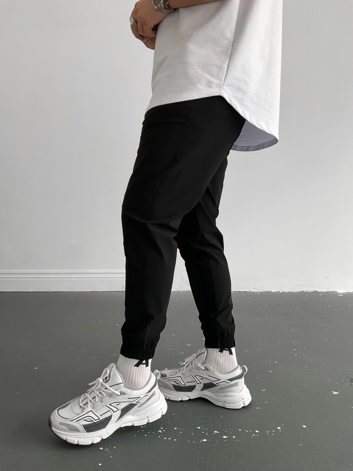 Siyah İnce Jogger K-9250