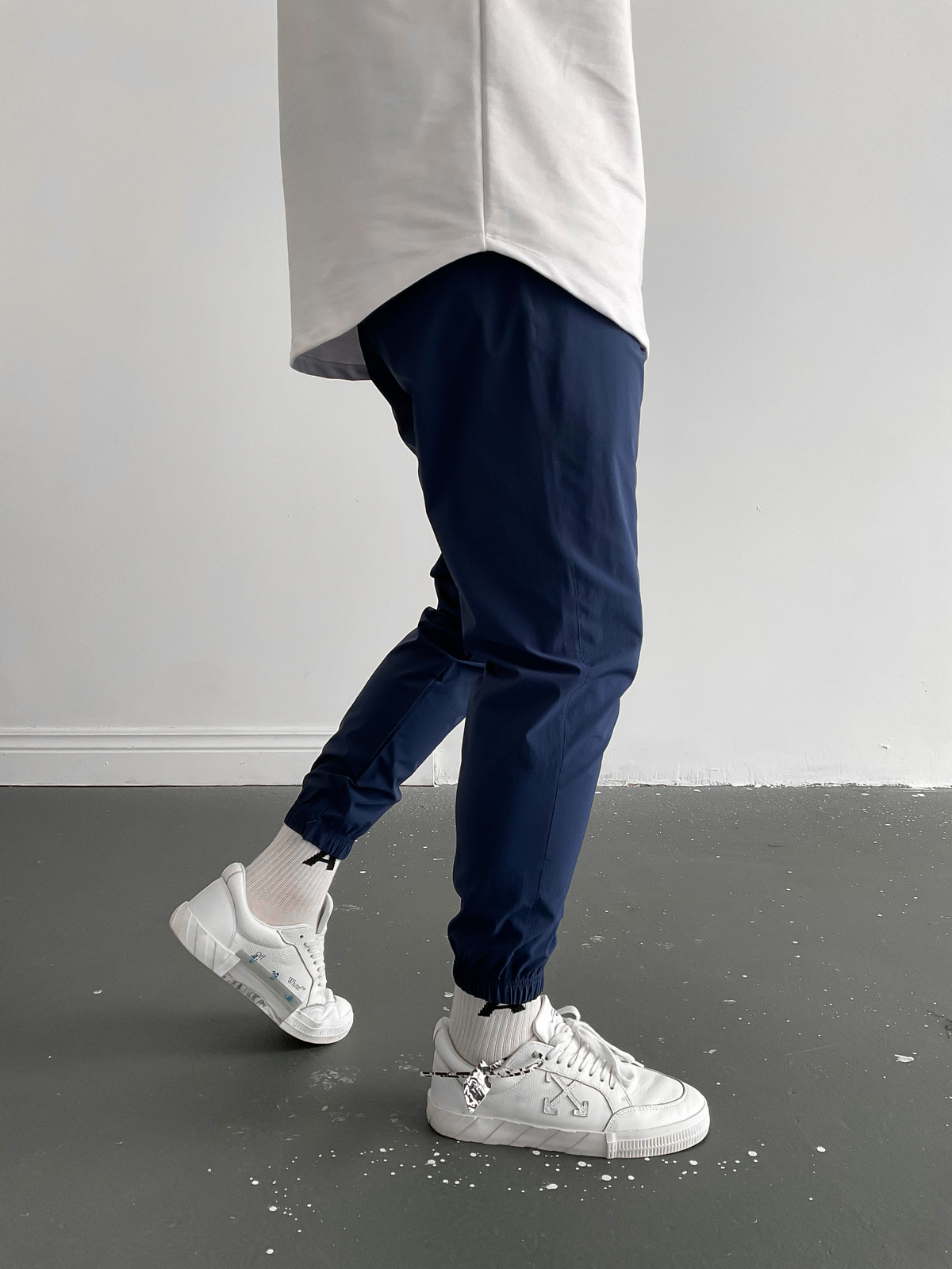 Lacivert İnce Jogger K-9250