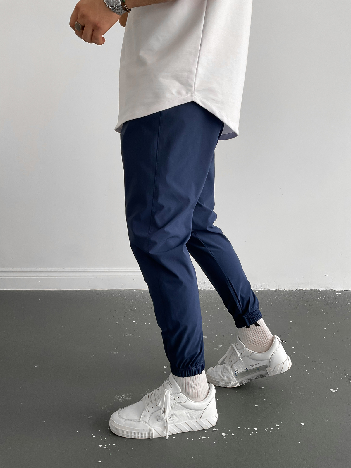 Lacivert İnce Jogger K-9250