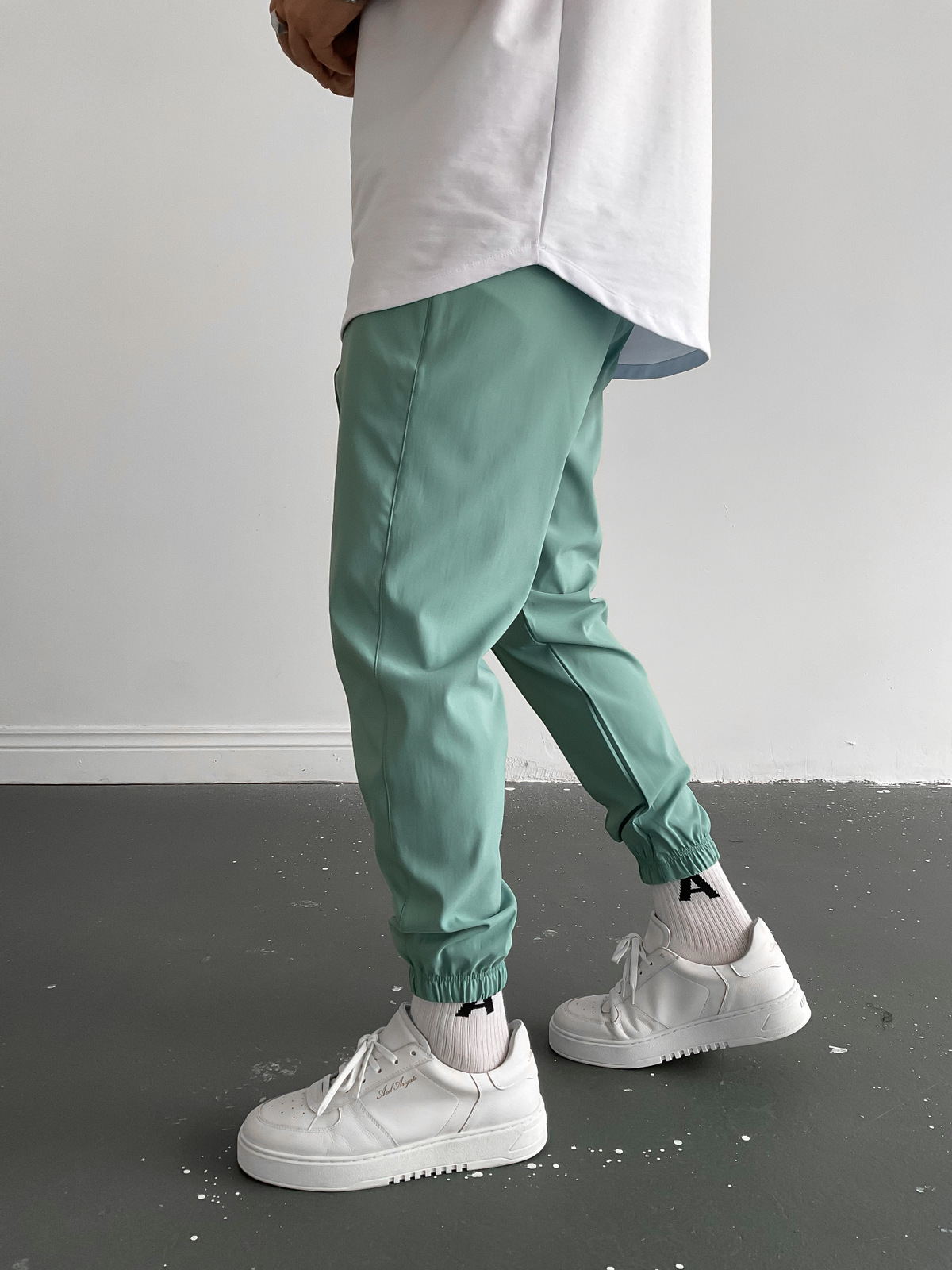 Mint Yeşili Dikişli Jogger K-874