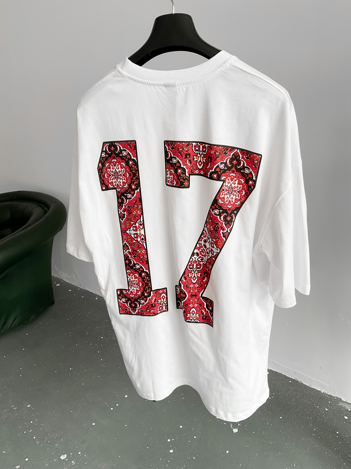 Beyaz Essentials Baskılı T-Shirt ET-0003