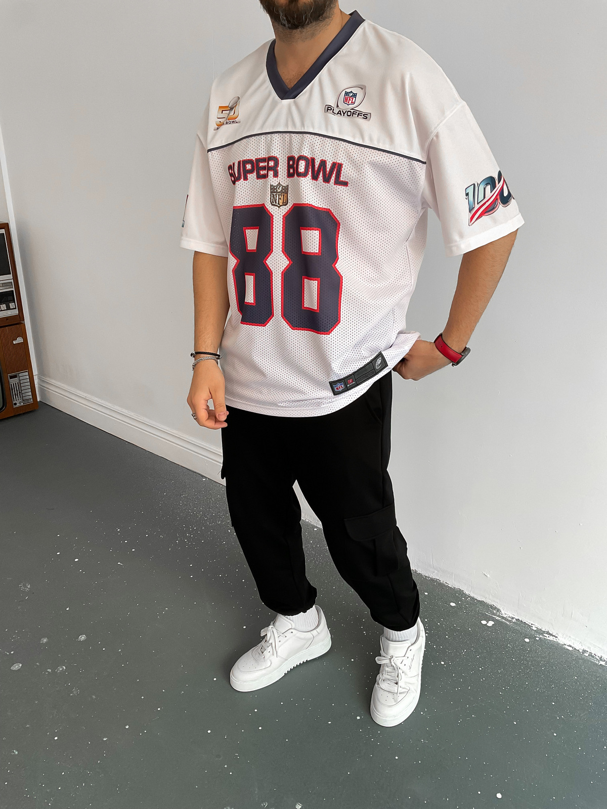Beyaz Super Bowl Forma M-1516