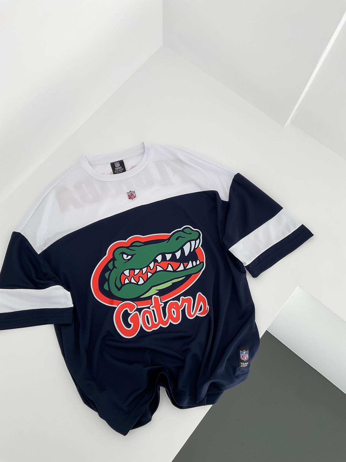 Lacivert Beyaz Florida Baskılı Forma PM-007