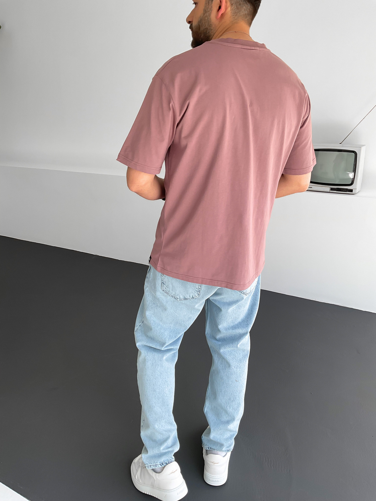 Gül Kurusu Human Baskılı T-Shirt C-1026