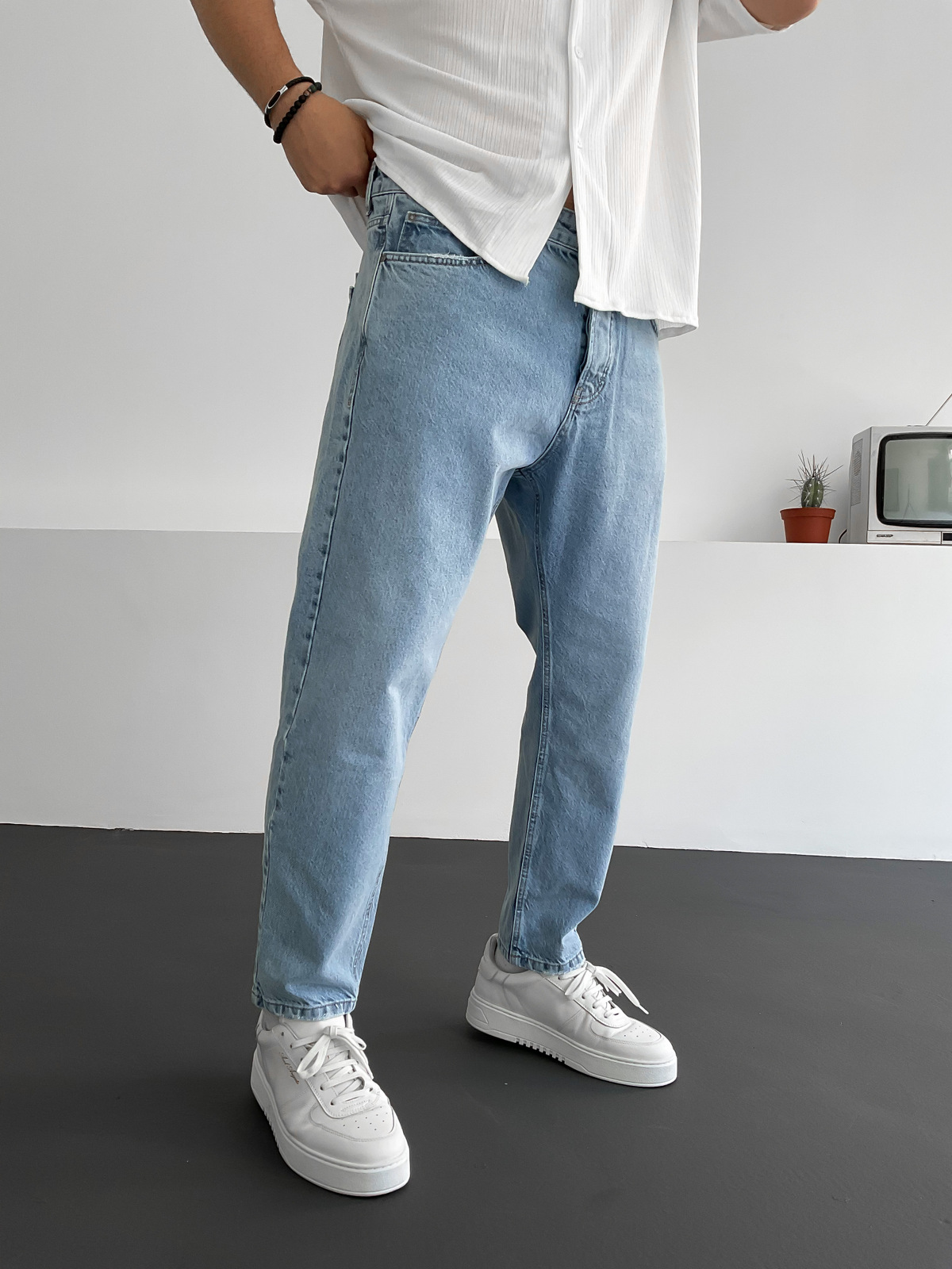 Açık Mavi Boyfriend C-6088