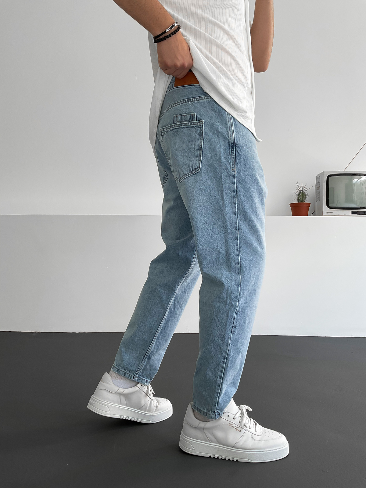 Açık Mavi Boyfriend C-6088