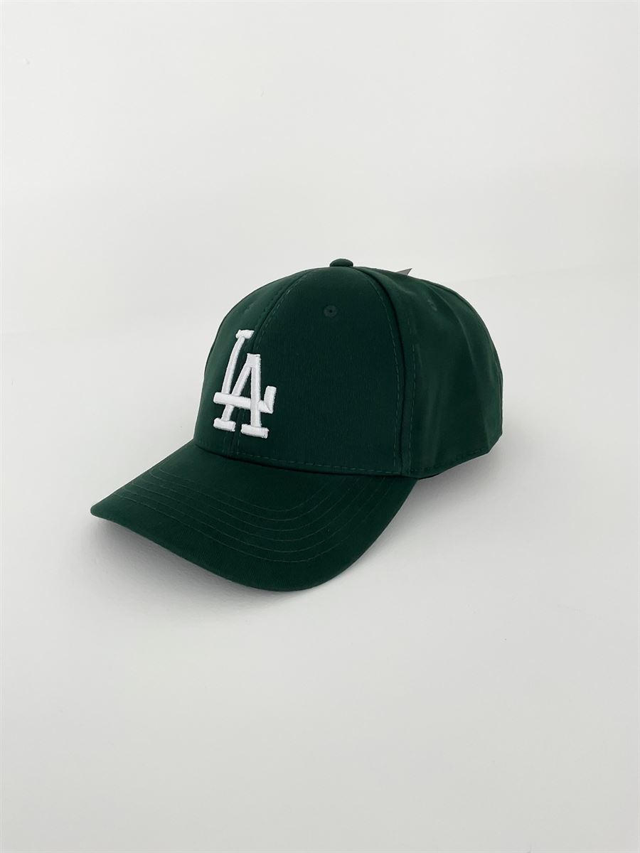 Yeşil Beyaz LA Nakışlı Şapka
