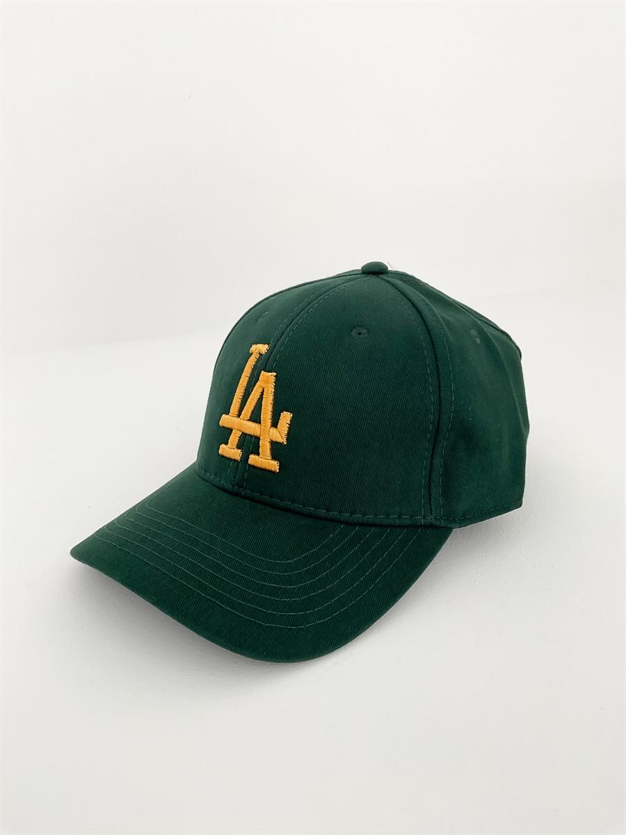 Yeşil Sarı LA Nakışlı Şapka