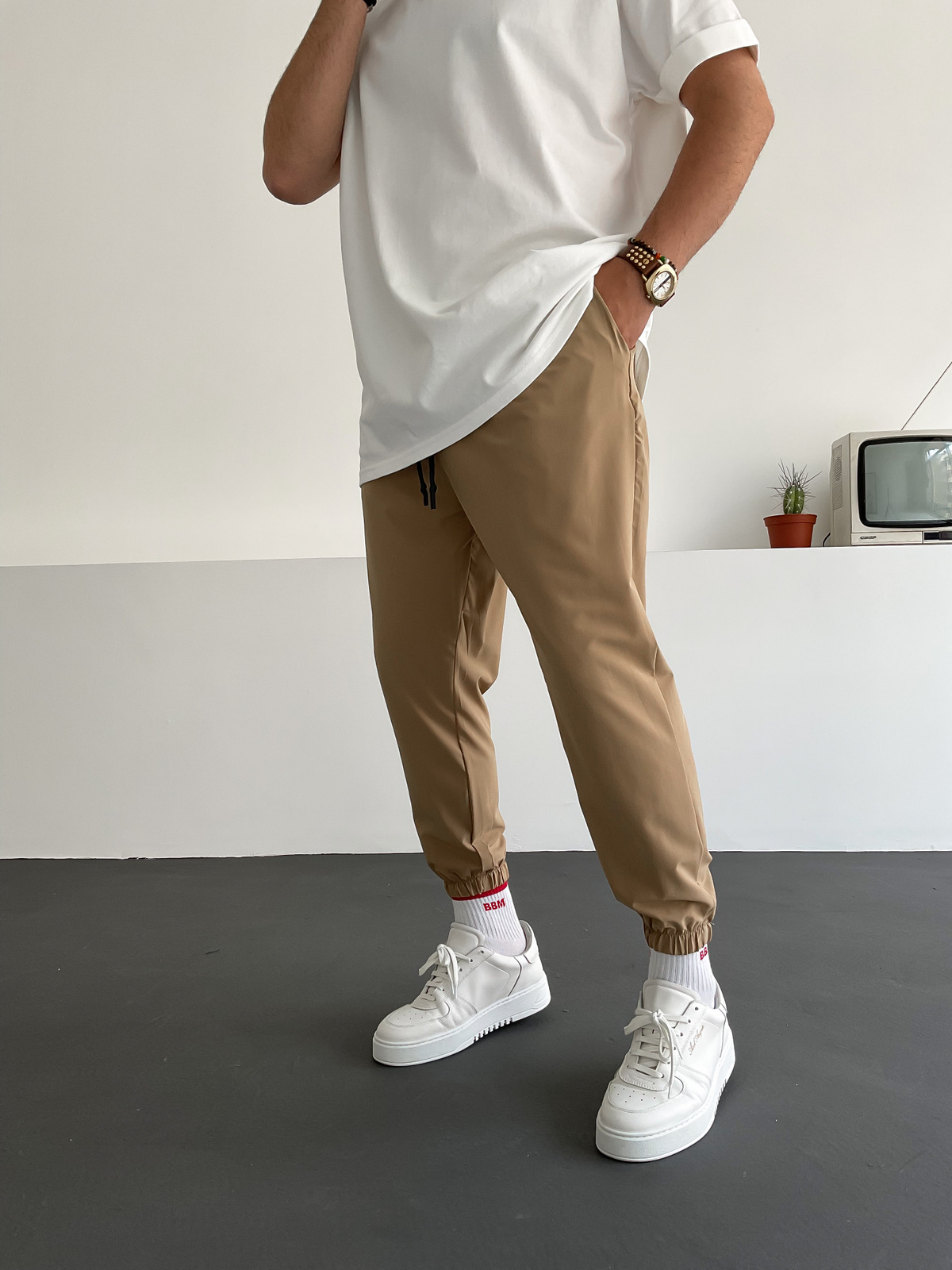 Açık Kahve İnce Jogger D-5964/5623